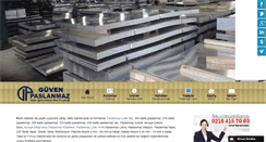 Desktop Screenshot of guvenpaslanmaz.com.tr