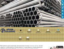 Tablet Screenshot of guvenpaslanmaz.com.tr